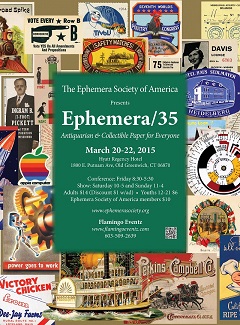 Ephemera 35 - International Vintage Paper Fair &amp; Conference