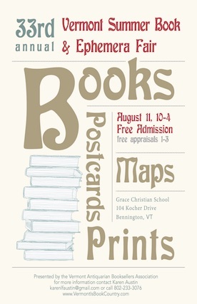 Vermont Summer Antiquarian Book & Ephemera Fair